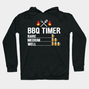 BBQ Timer Barbecue Drinking Grilling Grill Beer Hoodie